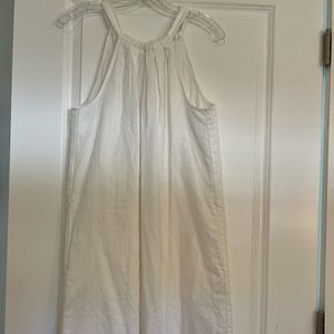 Gap White Linen Summer Dress Size 8